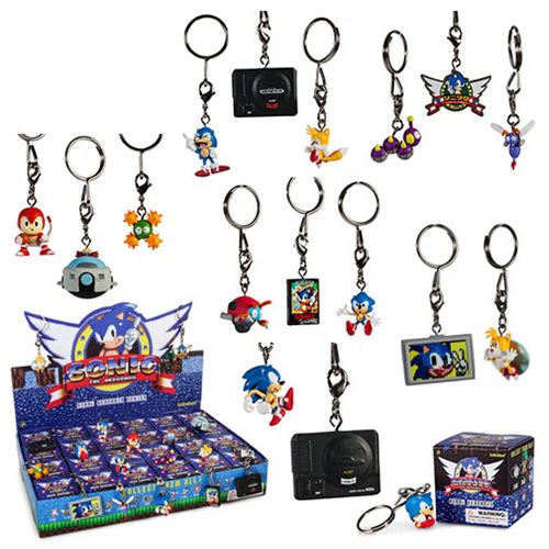 Sonic the Hedgehog Mini-Figure Key Chains Display Tray